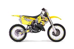 Suzuki RM 125 Dirt Bike Graphic Kit