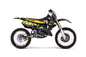 Suzuki RM 125 Dirt Bike Graphic Kit