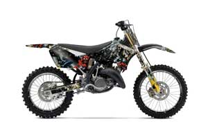 Suzuki RM 250 Dirt Bike Graphic Kit