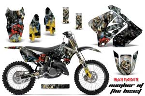 Suzuki RM 250 Dirt Bike Graphic Kit - 2001-2009 Number of the Beast