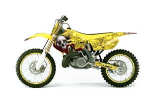 Suzuki RM 250 Dirt Bike Graphic Kit