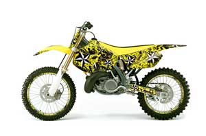 Suzuki RM 250 Dirt Bike Graphic Kit