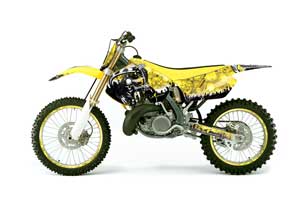 Suzuki RM 250 Dirt Bike Graphic Kit