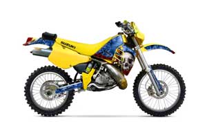 Suzuki RMX 250 Dirt Bike Graphic Kit