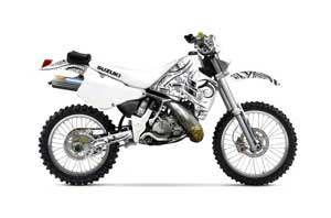 Suzuki RMX 250 Dirt Bike Graphic Kit