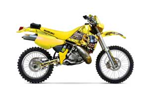 Suzuki RMX 250 Dirt Bike Graphic Kit