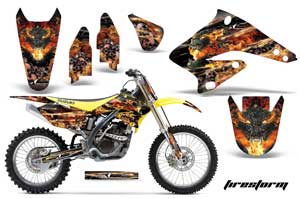 Suzuki RMZ 250 Dirt Bike Custom Graphic Kit - 2004-2006