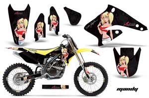 Suzuki RMZ 250 Dirt Bike Custom Graphic Kit - 2004-2006