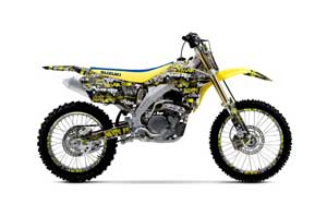 Suzuki RMZ 450 Dirt Bike Graphic Kit