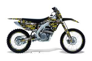 Suzuki RMZ 450 Dirt Bike Graphic Kit