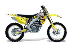 Suzuki RMZ 450 Dirt Bike Graphic Kit