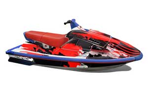 Yamaha Wave Raider Jet Ski Graphic Kit