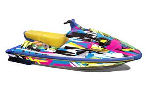 Yamaha Wave Raider Jet Ski Graphic Kit