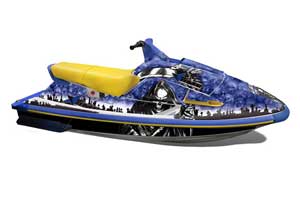 Yamaha Wave Raider Jet Ski Graphic Kit