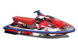 Yamaha Wave Raider Jet Ski Graphic Kit