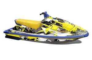 Yamaha Wave Raider Jet Ski Graphic Kit