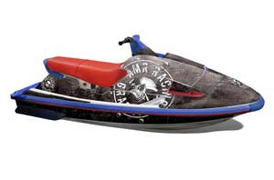 Yamaha Wave Raider Jet Ski Graphic Kit