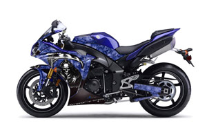 Yamaha R1 Graphic Kit - 2010-2012 Reaper Blue
