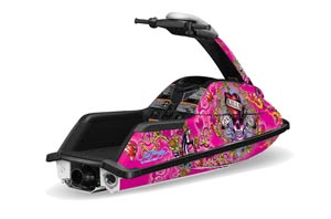 Yamaha Superjet Freestyle Jet Ski Graphic Kit (Round Nose)