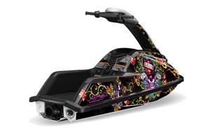 Yamaha Superjet Freestyle Jet Ski Graphic Kit (Round Nose)