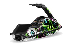 Yamaha Superjet Freestyle Jet Ski Graphic Kit (Round Nose)