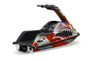 Yamaha Superjet Freestyle Jet Ski Graphic Kit (Round Nose)