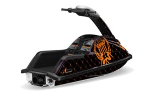 Yamaha Superjet Freestyle Jet Ski Graphic Kit (Round Nose)