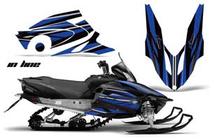 Yamaha Vector RS Sled Graphic Kit - 2012-2016 In Line Blue