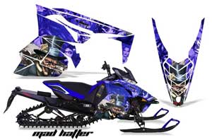 Yamaha Viper SR / SRT / RTX / SE Sled Graphic Kit - 2014-2016 Mad Hatter Blue