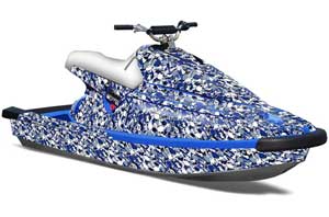Yamaha Wave Blaster Jet Ski Graphic Kit