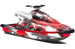 Yamaha Wave Blaster Jet Ski Graphic Kit