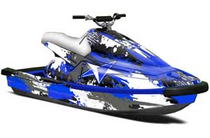 Yamaha Wave Blaster Jet Ski Graphic Kit