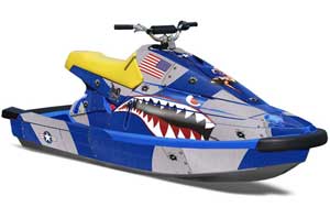 Yamaha Wave Blaster Jet Ski Graphic Kit