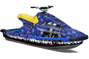Yamaha Wave Blaster Jet Ski Graphic Kit