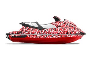 Yamaha Wave Runner GP 1800 Jet Ski Graphic Kit