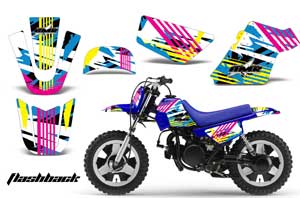 Yamaha PW80 Dirt Bike Graphic Kit - 1996-2006 Flashback