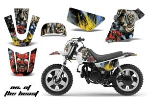 Yamaha PW50 Dirt Bike Graphic Kit - 1990-2022 Number of the Beast