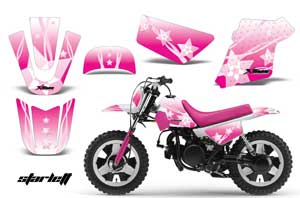 Yamaha PW50 Dirt Bike Graphic Kit - 1990-2022 Starlett Pink