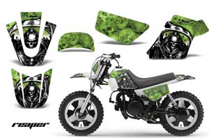 Yamaha PW50 Dirt Bike Graphic Kit - 1990-2022 Reaper Green