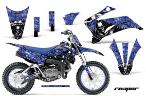 Yamaha TTR110 Dirt Bike Graphic Kit - 2008-2022 Reaper Blue