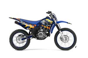 Yamaha TTR125 Dirt Bike Graphic Kit - 2000-2022 Motorhead Blue