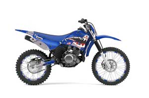 Yamaha TTR125 Dirt Bike Graphic Kit - 2000-2022 P40 Warhawk Blue