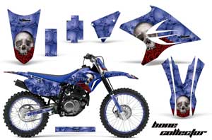 Yamaha TTR230 Dirt Bike Graphic Kit - 2005-2022 Bone Collector Blue