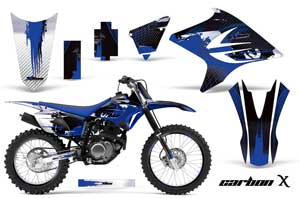 Yamaha TTR230 Dirt Bike Graphic Kit - 2005-2022 Carbon X Blue