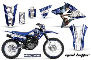 Yamaha TTR230 Dirt Bike Graphic Kit - 2005-2022 Mad Hatter Blue
