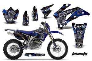 Yamaha WR250F Dirt Bike Graphic Kit - 2007-2014 Toxicity Blue