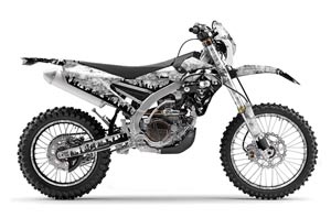 Yamaha WR250F / WR450F Dirt Bike Graphic Kit - 2015-2018 Reaper White