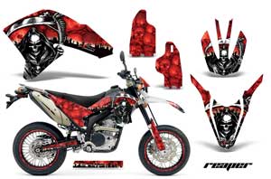 Yamaha WR250 R/X Dirt Bike Graphic Kit - 2007-2016 Reaper Red