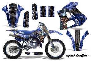 Yamaha WR 250Z Dirt Bike Graphic Kit - 1991-1993 Mad Hatter Blue