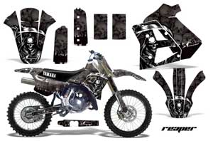 Yamaha WR 250Z Dirt Bike Graphic Kit - 1991-1993 Reaper Black